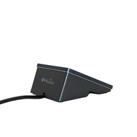 Système de Conférence Audio HUAIN HY-D630DA1 Microphone de Table DSP Unité Filaire Dante avec Alimentation POE 48V 30Hz-20KHz SNR >82dB