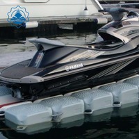 Fournitures marines de qualité supérieure, quai flottant en HDPE durable pour jet ski et piscine, capacité de charge de 350 kg/m, 100% recyclable