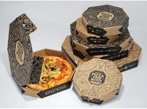 Thiết Kế Mới Thực Phẩm Bát Giác Bánh <span class=keywords><strong>Pizza</strong></span> Hộp In Màu Bánh <span class=keywords><strong>Pizza</strong></span> Hộp Với Logo - Product Image 3