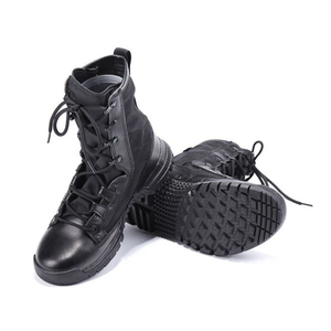 Wolf Warriors Bottes tactiques Hommes Femmes <span class=keywords><strong>Chasse</strong></span> Peau <span class=keywords><strong>de</strong></span> vache Desert Safety Work for Lovers Combat Ankle Noir/Marron 38-46 - Product Image 4