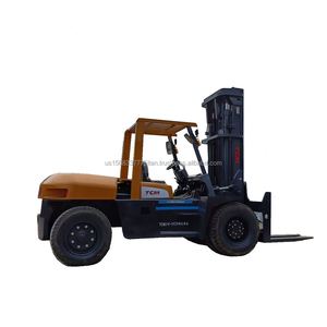 Prix d'usine d'origine du Japon pour les industries de vente au détail, chariots élévateurs à contrepoids diesel TCM FD100 10T d'occasion de qualité excellente - Product Image 1