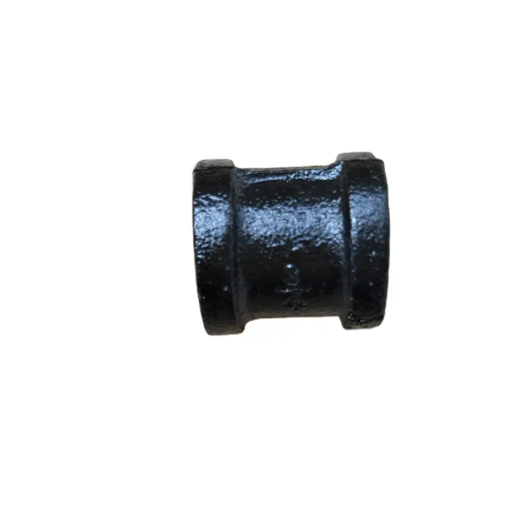 3/4" BLACK MALLEABLE IRON STRAIGHT COUPLING fitting pipe BSPT for Corner Long Wall Living Room Wrought Iron Bookshelf