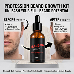 Sérum pour la <span class=keywords><strong>barbe</strong></span> pour hommes, favorise la croissance de la <span class=keywords><strong>barbe</strong></span>, adoucit et répare les poils secs, formule hydratante - Product Image 3