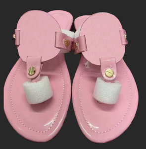 Nouvelles sandales plates en cuir pour femmes 2026, tongs antidérapantes, chaussures décontractées d'été à enfiler pour la plage, semelle intermédiaire en cuir, semelle extérieure en cuir - Product Image 2