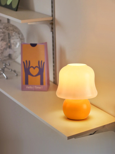 Đầy đủ hàng tồn kho gốm + thủy tinh trang trí nội thất tối giản nghiên cứu phòng ngủ cạnh giường ngủ không dây đèn bàn - Product Image 6