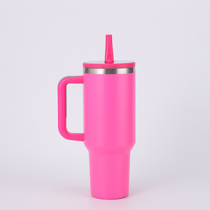 Gobelet personnalisé 40 oz en acier inoxydable Hydro Vacuum Taveler carafe isolée en métal tasse de voyage Temos Camping en plein air tasse à café poignée - Product Image 5