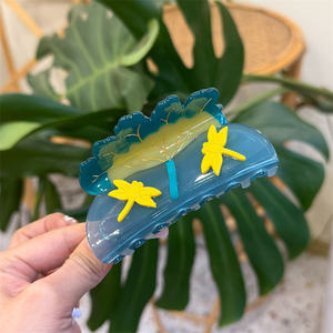 جديد عصري أوشن شل نجم البحر الخيال النساء ، دراجونفلي اللؤلؤ خلات حجر الراين جودة عالية - Product Image 6