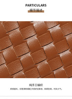 Vintage mini handtas crossbody gevlochten PU lederen telefoon tas handgemaakt magnetisch dames geweven schoudertasje veelzijdige dames tas