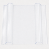 Panneau de toiture alvéolaire en polycarbonate ondulé pour serre de jardin, véranda et extension