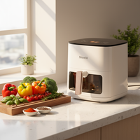 Nouvelle Friteuse à Air Chaud 5L Moderne avec Écran LED, Cuisson Rapide, Appareil de Cuisine Domestique Conforme ROHS