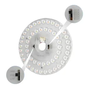LED-lichtquelle ersatz led-runds modul 24 W 12 W 36 W AC 120-240 V Deckenlicht ersatz rund Led-Deckenlichtquelle modul