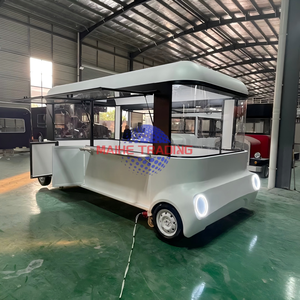 Wholesale Colorful Food Trucks Coffee Cart Mobile Food Van Trailer Crepe Caravan Commercial Food Trailers - Product Image 4