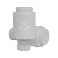 Vanne thermostatique intelligente programmable Tuya ZigBee3.0 ABS PC avec commande vocale Alexa pour radiateur