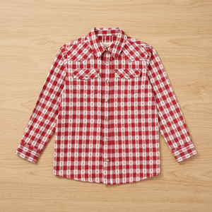 Camiseta de Algodón para Bebés y Niños, Blusas a Cuadros para Niños, Camisas de Manga Larga para Niños, Camisas Infantiles de Compra en Línea - Product Image 3