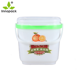 Innopack ถังพลาสติก10L สี่เหลี่ยมพิมพ์ลายแบบกำหนดเองโลโก้สีหนา2มม. เคลือบเงาสำหรับถังถังถังถังถังถัง - Product Image 6