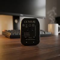 Adaptateur universel PD 35W certifié ignifuge CE RoHS FCC UKCA avec sortie USB Type C