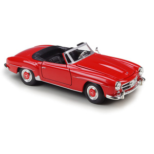 WELLY 1:24 Voiture métallique Mer-ce-des Benz 1955 Modèle classique <span class=keywords><strong>190SL</strong></span> Modèle réduit de voiture en alliage pour collection et cadeau d'anniversaire - Product Image 1