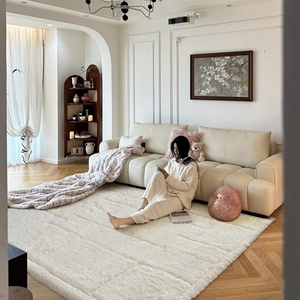 <span class=keywords><strong>Tapis</strong></span> moderne crème 2025 haut de gamme pour salon chambre cheveux longs vestiaire chat couverture hiver chevet nouveau <span class=keywords><strong>tapis</strong></span> moelleux - Product Image 2