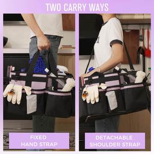Organizador de Artículos de Limpieza Lilac con Bolsa de Hombro Ajustable para Utensilios de Cocina, Bolsa de Almacenamiento para Limpieza - Product Image 6