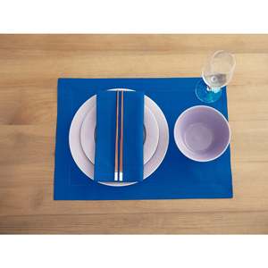 Napperons en coton et lin avec ourlet brodé pour les acheteurs en gros réguliers et les banquets de restaurants - Product Image 1