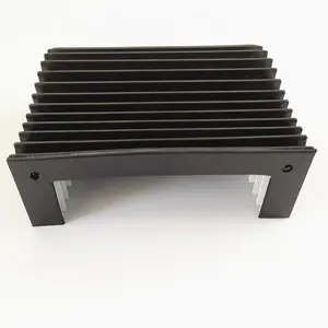 Hot-selling black organ bellows cover for machine tools