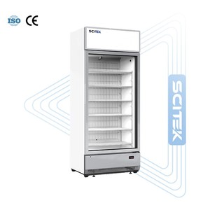 SCITEK -25 ° Congelador Vertical C de -10 a -25 Grados ° Sensor NTC, Termostato Electrónico, Enfriamiento por Aire Forzado, Puerta de Vidrio Templado de Doble Capa - Product Image 6