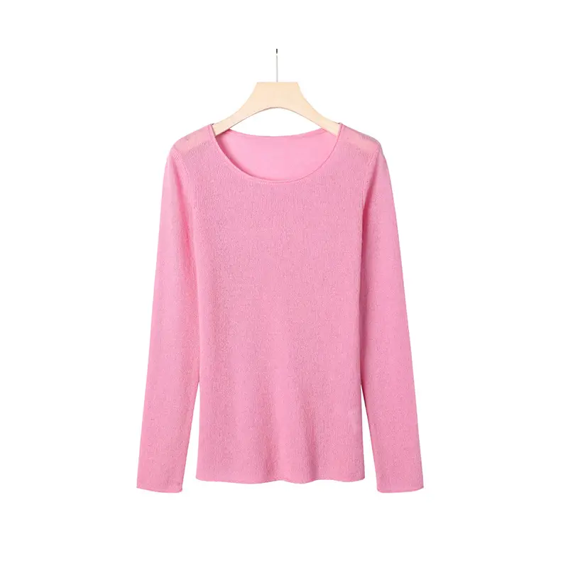 New Arrival 100% Cashmere Sweater Women's Crew Neck Leisure Long Sleeve winter clothes for Women