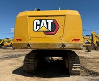 Excavatrice hydraulique Caterpillar 395 d'occasion à bras super long, configuration d'origine du fabricant, bras allongé pour dragage profond