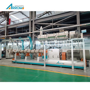 Usine de fabrication commerciale d'aliments pour poissons et crevettes Solution clé en main du mélange à la granulation avec système d'extrusion automatique - Product Image 4