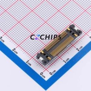 HC-PBB23L-60DP-0.5V8-G2-01 Board-to-Board & Backplane Connector SMD,P=0.5mm Connector 60P 0.5mm Slot Butt Joint Vertical Mount - Product Image 2