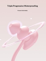 Bouchons d'oreilles de natation en silicone, étanches, professionnels, anti-étouffement, non insonorisés, avec pince-nez de plongée, ensemble mignon pour adultes