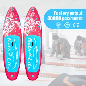 2023 Oem China Leverancier Groothandel Custom Water Sport Sup Paddle Board Voor Kinderen Wake Board Surf Leash 11ft Sap Board 2 Laag