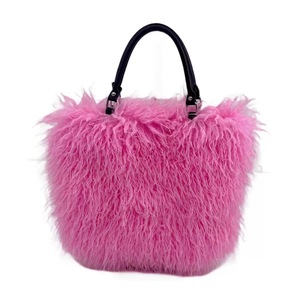 <span class=keywords><strong>Sac</strong></span> fourre-tout en fourrure d'agneau moelleuse tendance, grande capacité, <span class=keywords><strong>sac</strong></span> à bandoulière doux pour femme, <span class=keywords><strong>sac</strong></span> en fourrure de Mongolie - Product Image 6