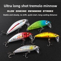 Leurre de pêche Lure Bait Frenzy pour maquereau espagnol, type Minnow, à coulée lente, longue portée, pour pêche en mer depuis bateau, pour bar et truite