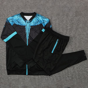 Tuta da <span class=keywords><strong>Calcio</strong></span> con Zip Lunga del Napoli 24/25 Qualità Thailandese OSIMHEN KVARATSKHELIA <span class=keywords><strong>Abbigliamento</strong></span> <span class=keywords><strong>Sportivo</strong></span> per Adulti e Bambini - Product Image 4