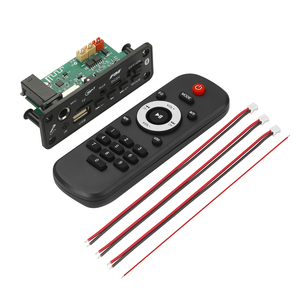 Amplificador de 5W DC 5V MP3 WMA placa decodificadora micrófono <span class=keywords><strong>Bluetooth</strong></span> 5,0 Audio USB TF Radio 5W FM receptor coche música 3 W MP3 grabación - Product Image 1