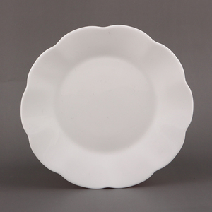 Fournitures plaque de verre opale de haute qualité en forme de fleur rotative assiettes Plates 7/8/9/10 pouces décalcomanies personnalisées chine verre opale résistant à la chaleur - Product Image 1