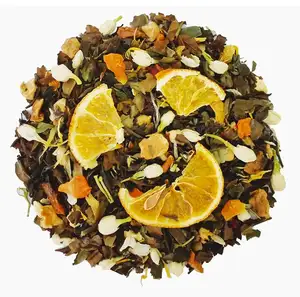 Premium pompelmo arancia dolce fiore di gelsomino tè bianco Detox bellezza frutta sapore tè bianco