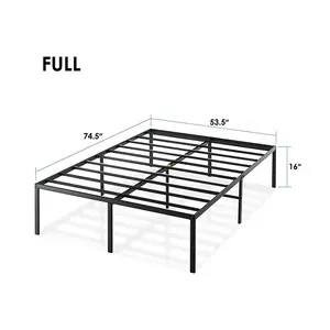 Factory Wholesale Hot Sale Metal Bed Modern Design King Size Iron Frame Boys Used Iron Frame Metal Steel Iron Bed Frame