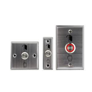 <span class=keywords><strong>Pulsador</strong></span> de reinicio momentáneo de 16mm y 19mm, Panel de Control de acero inoxidable plano, campana de puerta con luz LED, 3-6V, 12-24V, 220V - Product Image 1