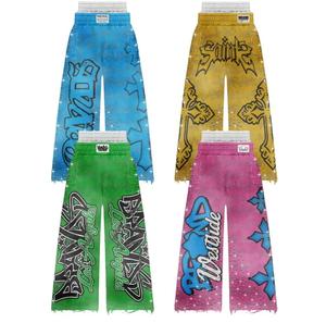 Conjunto Deportivo Unisex Completo, Sudadera con Capucha y Pantalones Deportivos, Estampado de Llamas Azules y Rosas, Ropa Urbana Informal de Otoño para Adultos, Corte Holgado - Product Image 5