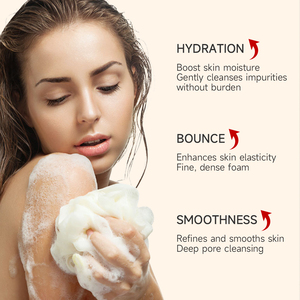 Gel douche hydratant aux pétales de marque privée éclaircissant blanchissant naturel gel douche aux pétales - Product Image 4