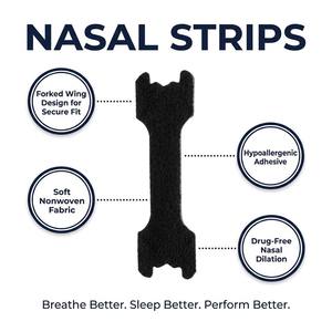 Tiras Nasales Anti-Ronquidos HLK Personalizadas OEM, Oxigenantes, Sin Medicamentos, Suaves y Flexibles, Negras y Beige, 30 Unidades/Bolsa, Certificación CE, Mejor Respiración - Product Image 2