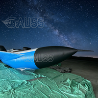 Offre Spéciale : Avion Gonflable J11B 1:1 Bleu Haute Simulation pour Exercices de Formation sur le Terrain