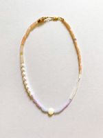 Mode luxe pierre naturelle pierre gemme papillon perle d'eau douce collier pierre perlée colliers perles coquille tour de cou pour les femmes