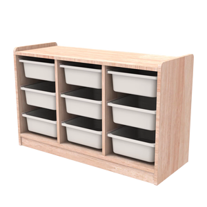 Montessori Armario de Almacenamiento de Muebles para Dormitorio de Niños, Organizador de Juguetes, Estante de Madera Moderno - Product Image 1