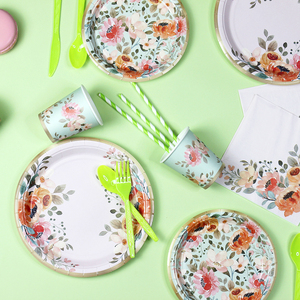 DAMAI Nuevo Diseño para 8 Personas, Decoración para Fiesta en el Jardín, Fiesta de Cumpleaños con Temática Hawaiana, Artículos para la Mesa - Product Image 2