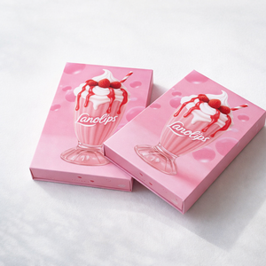 Set de 4 Bálsamos Ceramida Milkshake Kindalys en Caja Rígida Rosa con Impresión de Logotipo UV para Uso Cosmético - Product Image 3