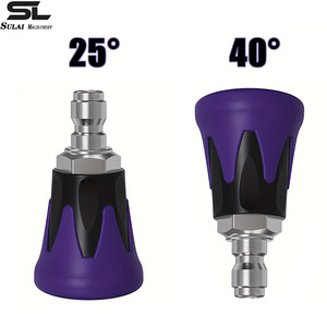 Buse haute pression Sulai Machinery 25 degrés 40 degrés en acier inoxydable avec manchon en caoutchouc pour machine de nettoyage - Product Image 1