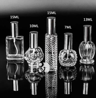 Flacon de parfum rechargeable en plastique de 5 ml et 10 ml, mini contenants de parfum en verre avec entonnoir et pipette, flacons de parfum vaporisateur